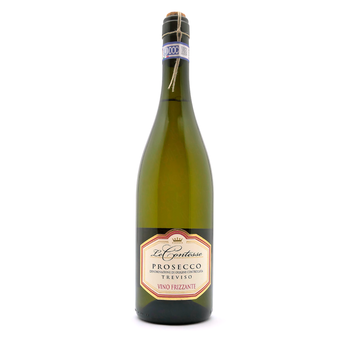 Prosecco, Frizzante, Weißwein, Glasflasche, Grüne Flasche