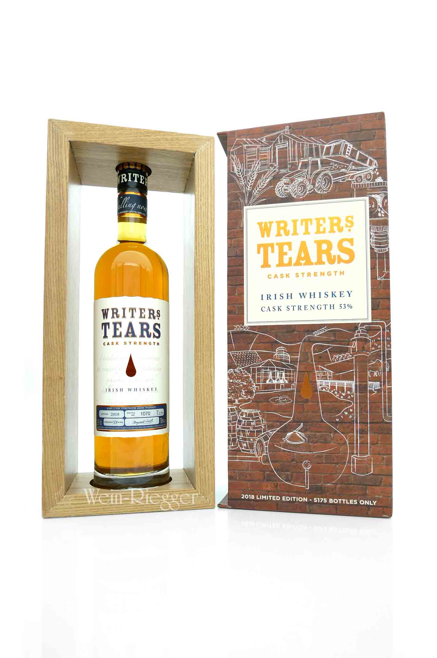Writers Tears Cask Strength 2018 - Holzbox -