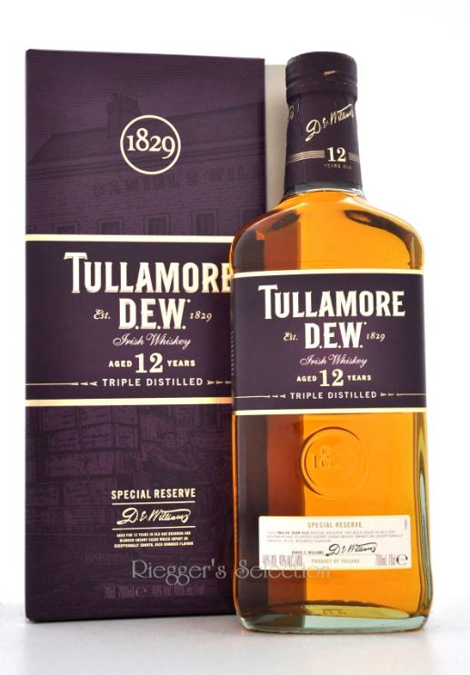 Tullamore Dew 12 Jahre Special Reserve Triple Distilled - im Geschenkkarton