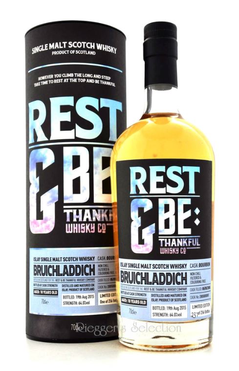 Bruichladdich 10 Jahre Bourbon Cask Rest & Be Thankful