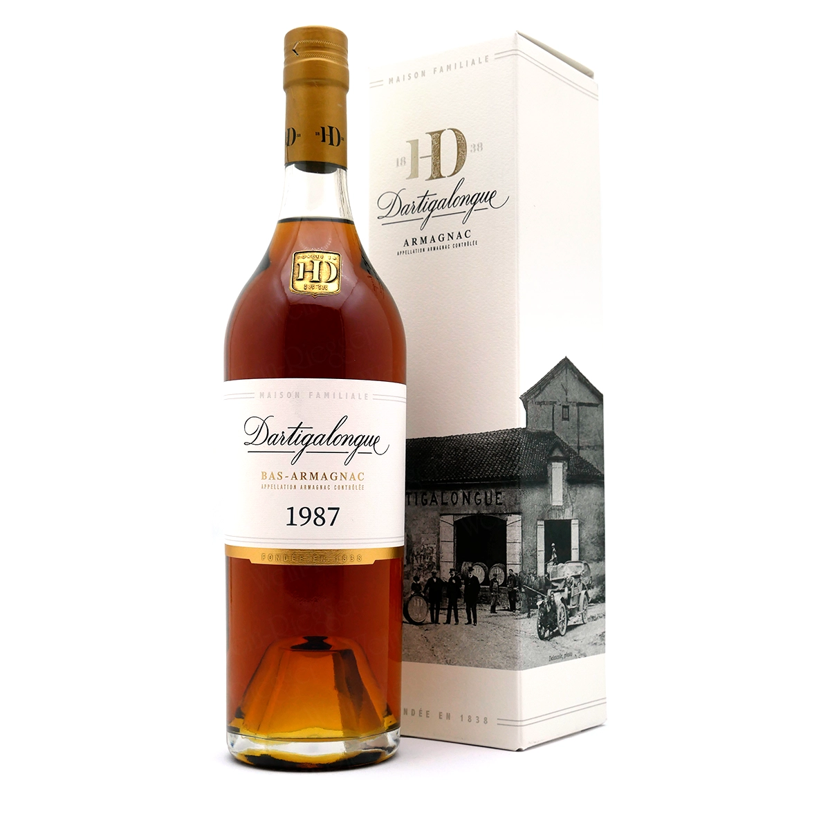 Whisky, Armanac?, Dartigalongue, 1987, Flasche