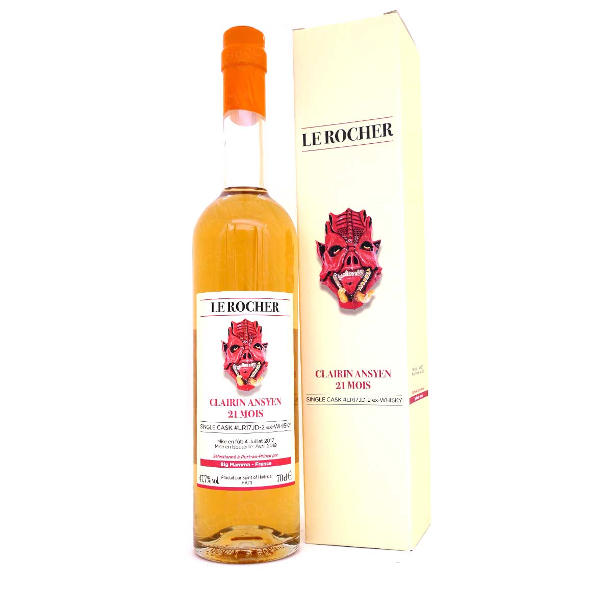 LE ROCHER Clairin Ansyen 21 Mois 47,7 % vol Single Cask