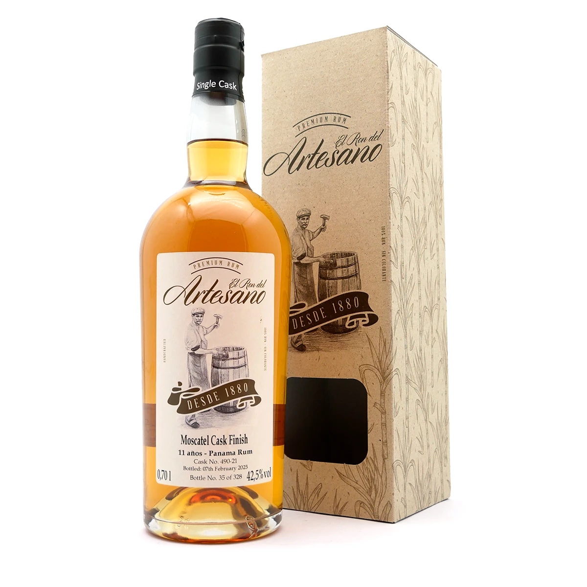 Ron Artesano 11 Jahre MOSCATEL Cask 42,5 % vol - Panama Rum Ron Artesano 11 Jahre MOSCATEL Cask 42,5 % vol - Panama Rum
