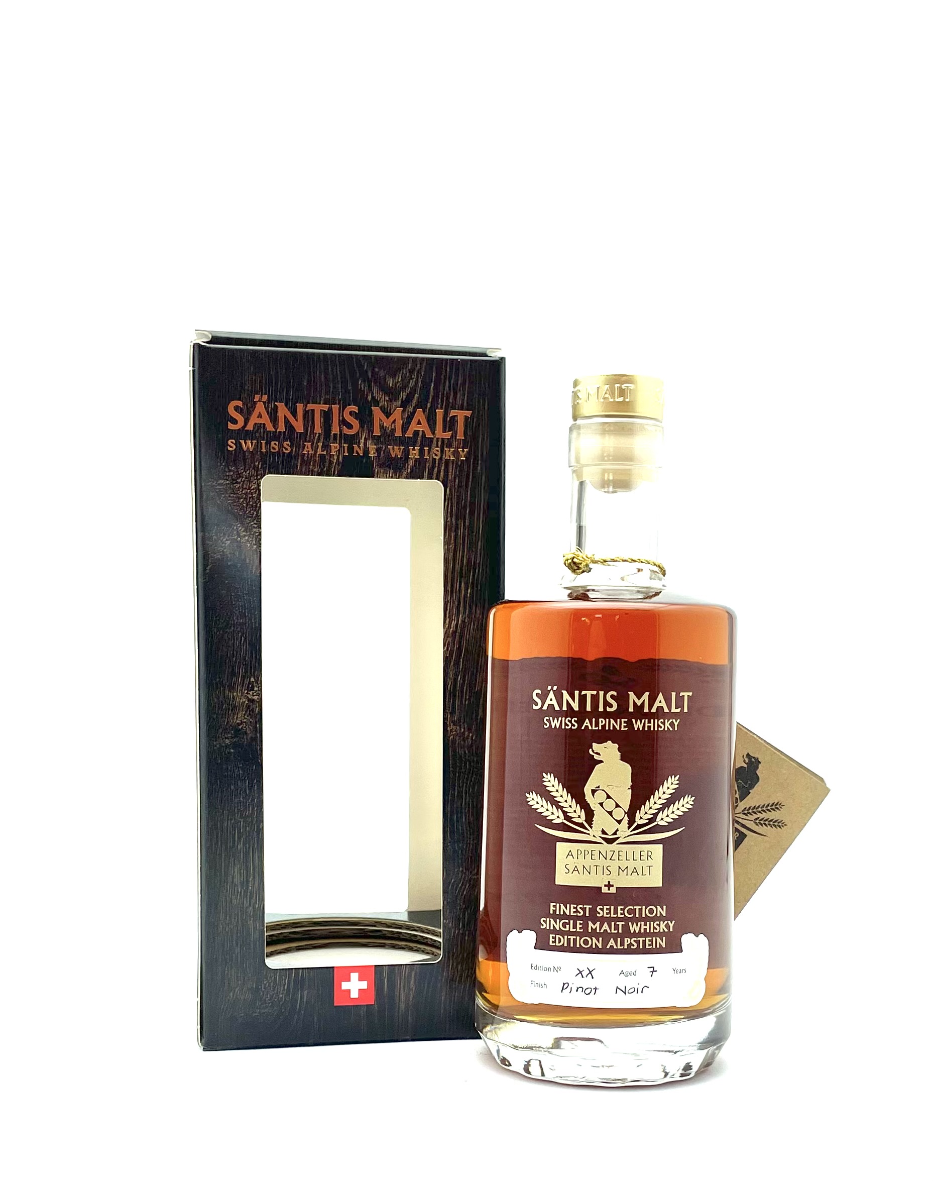 Whisky, Säntis Malt, Schweiz, Alpine Whisky, Flasche