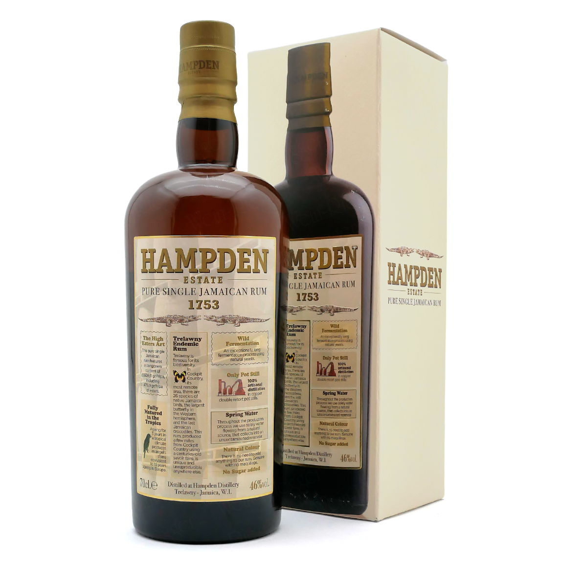 Jamaikanischer Rum, Spirituose, Glasflasche, Brauner Rum, Geschenkverpackung