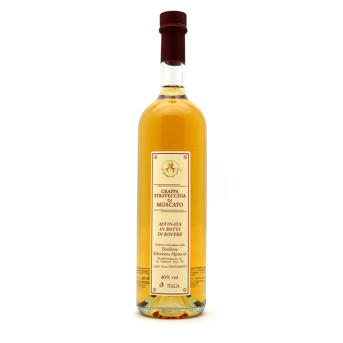 Grappa Stravecchia  di Moscato | Erboristica Alpina Grappa Stravecchia  di Moscato | Erboristica Alpina