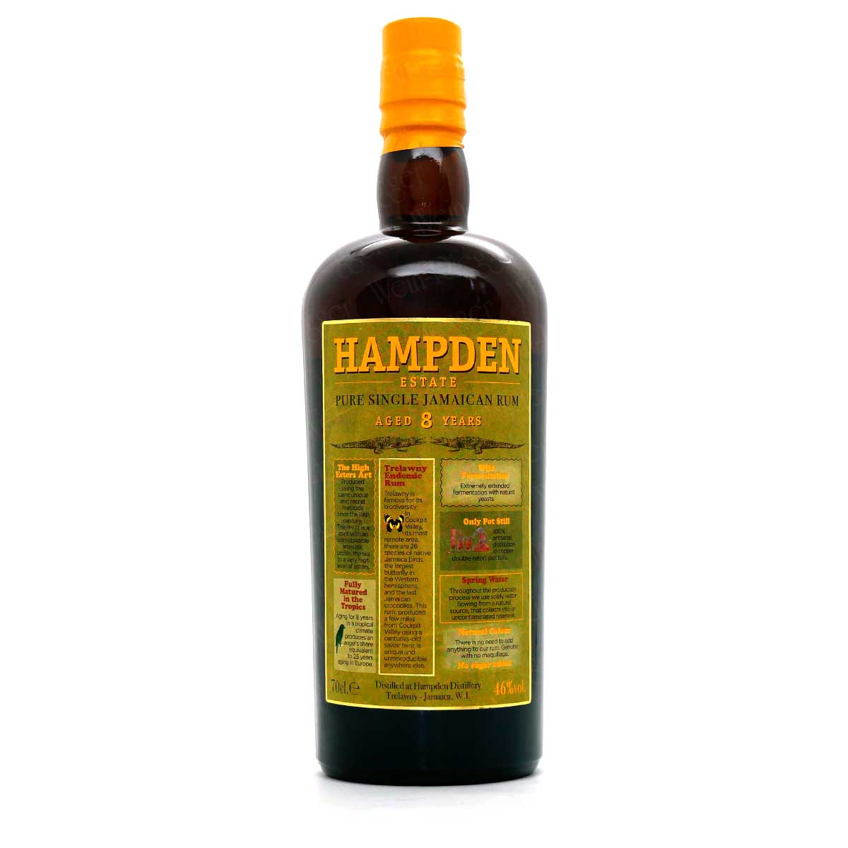Hampden Estate 8 years old 46 % vol Pure Single Jamaican Rum