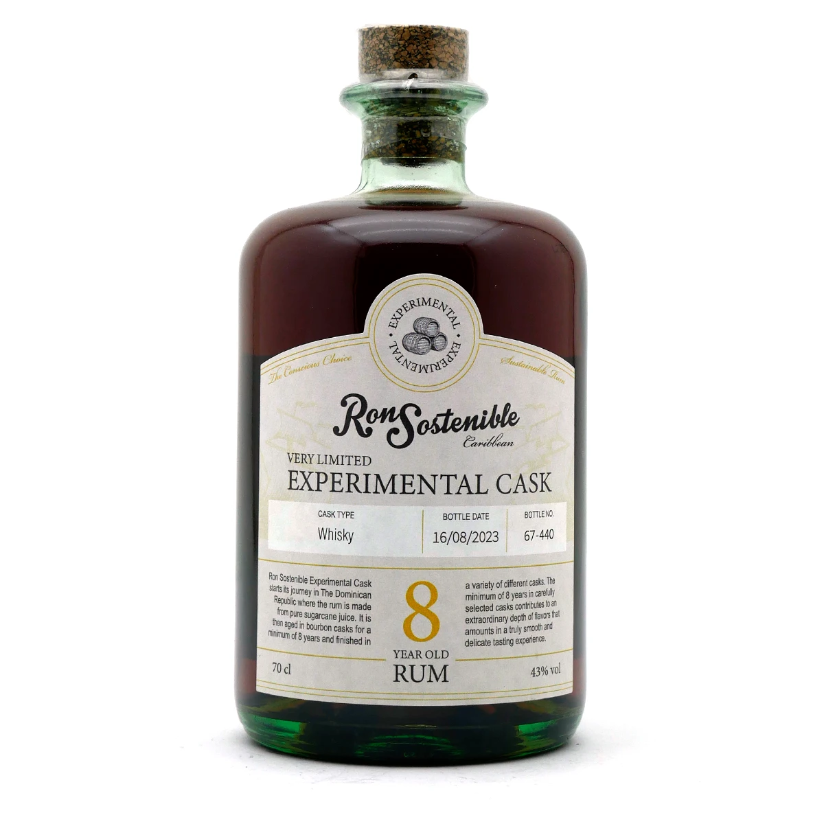 Ron Sostenible | WHISKY Experimental Cask 8 Jahre