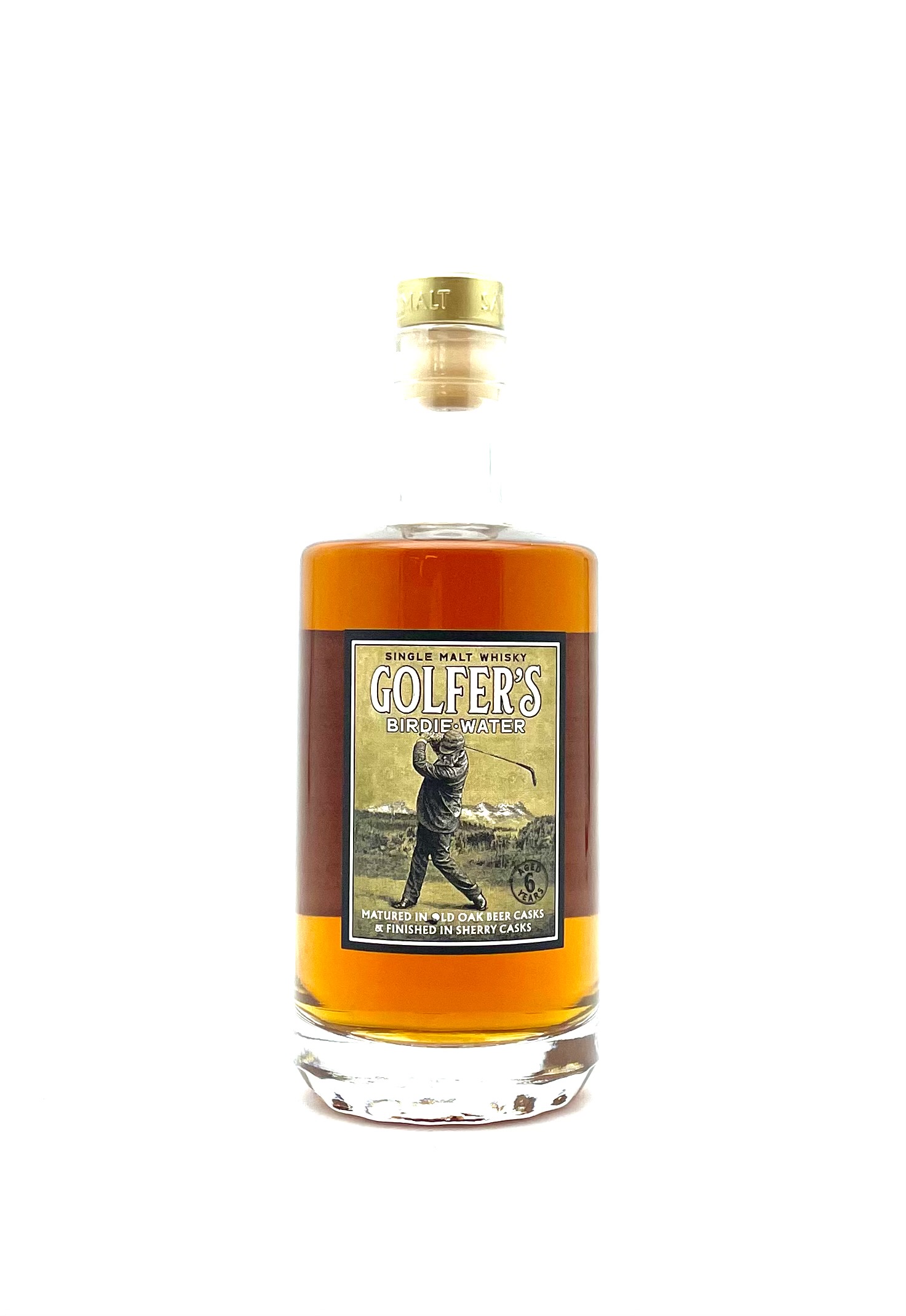 Whiskey, Single Malt, Oak Cask, Flasche, Golfer's Birdie Water