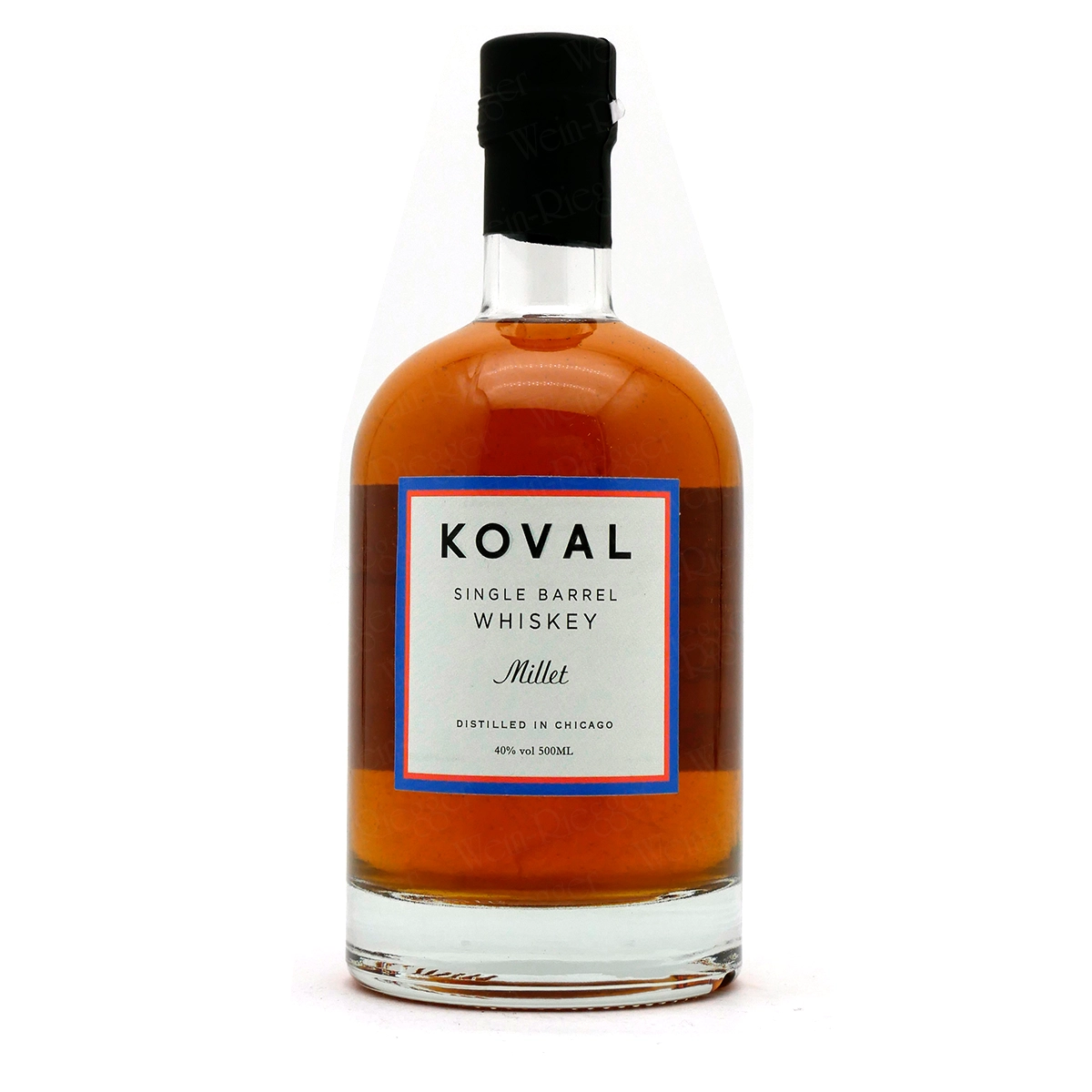 Whiskey, Single Barrel, Millet, Flasche, Distilled in Chicago