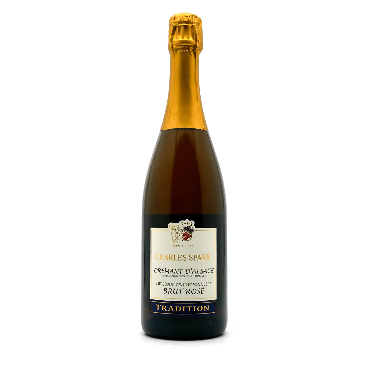 Cremant d'Alsace Rosé Brut AOC Alsace - Charles Sparr