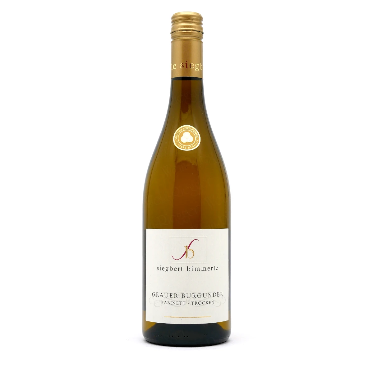 GRAUER BURGUNDER Kabinett trocken - Siegbert Bimmerle GRAUER BURGUNDER Kabinett trocken - Siegbert Bimmerle