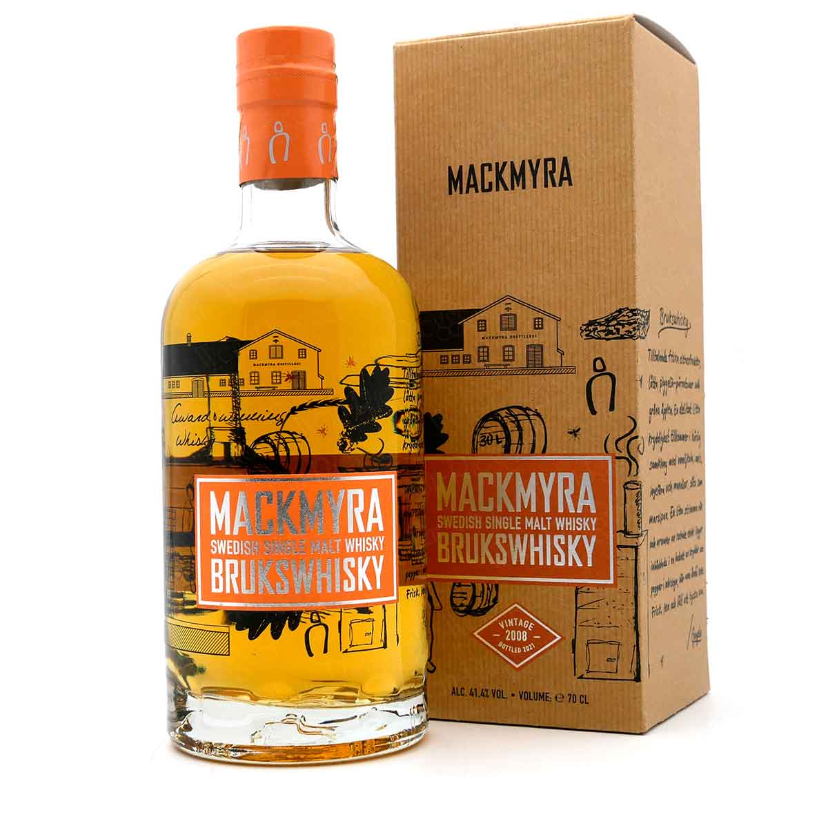 Mackmyra_Brukswhisky_2008-2021_Orangenes_Etikett-09608 Mackmyra | Brukswhisky 13 Jahre 2008/2021