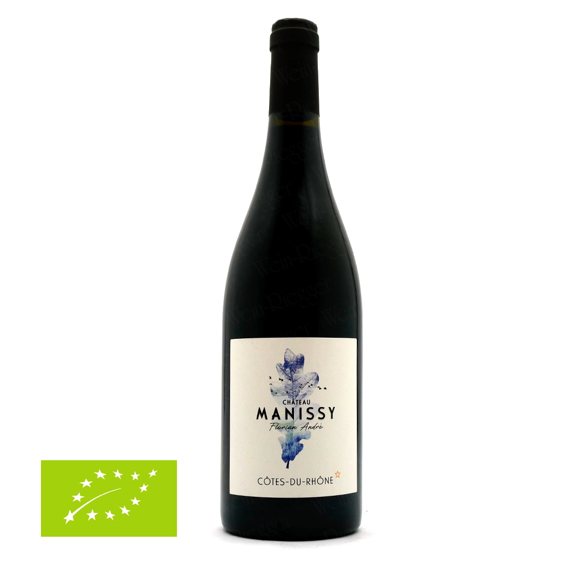 wein, rotwein, flasche, Côtes-du-Rhône, bio