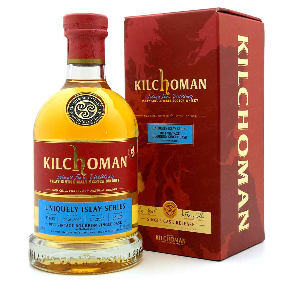 Kilchoman_2011_Vintage_Bourbon_Single_Cask_333-09860 Kilchoman Bourbon 2011/2022 An T-Earrach | Uniquely Islay