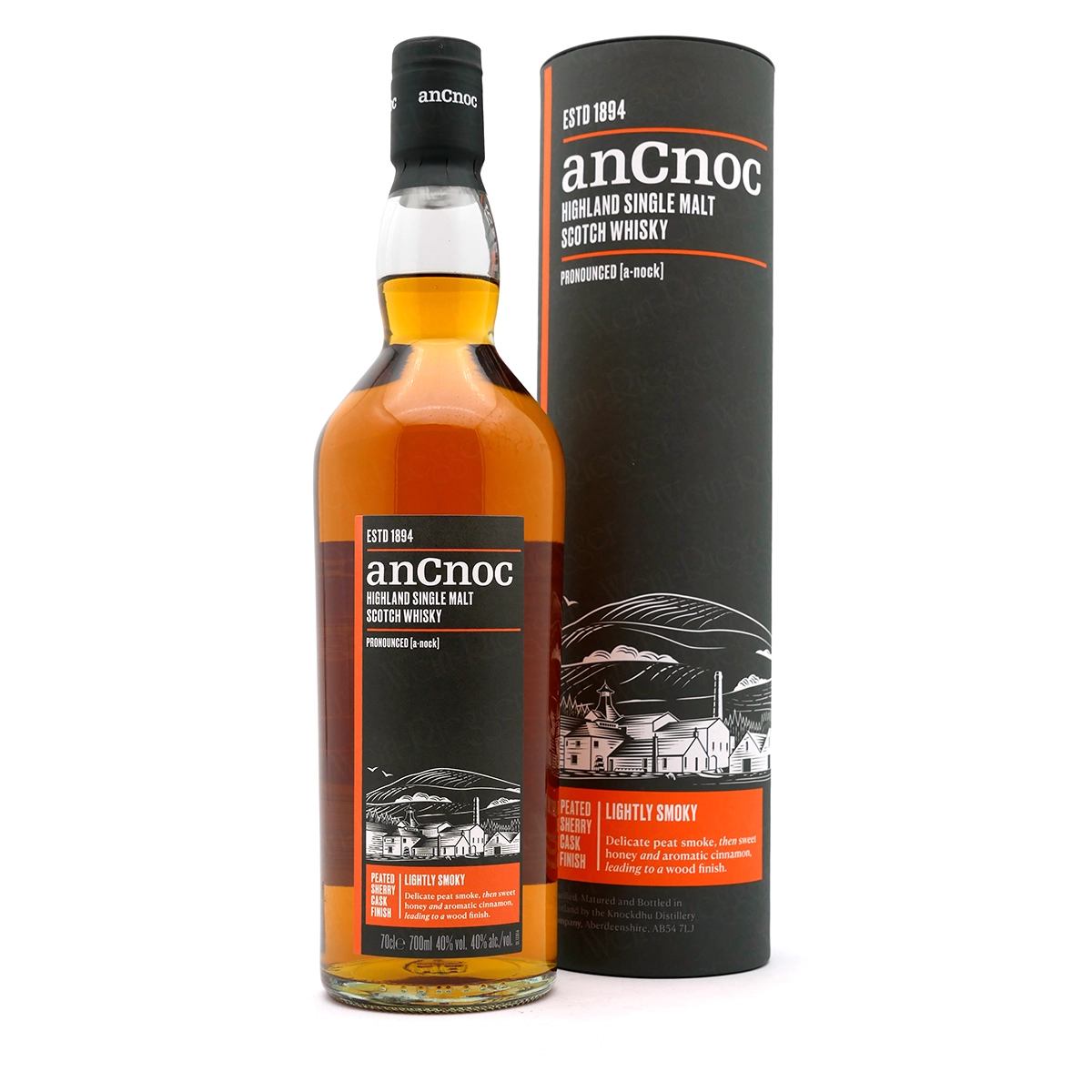 Scotch Whisky, Single Malt, Oak Finish, Leicht Rauchig, Bernsteinfarbiges Getränk