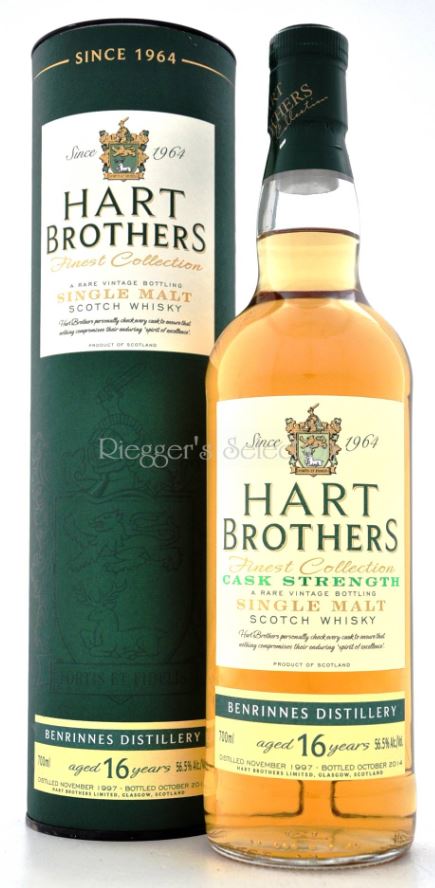 Benrinnes 16 Jahre Hart Brothers Finest Collection 1997-2014