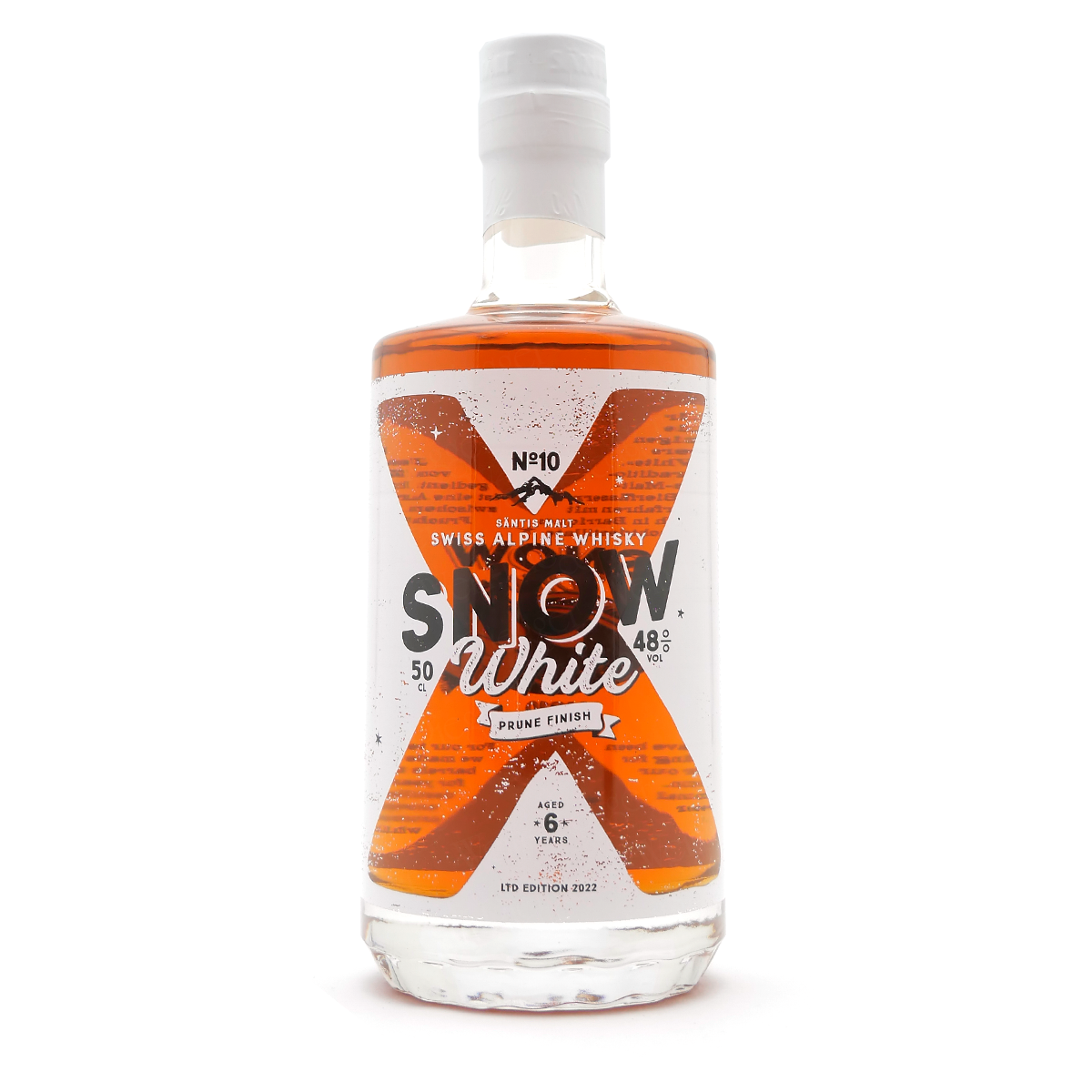 Whisky, White, Schweizer Alpen, Pflaumenfinish, Flasche
