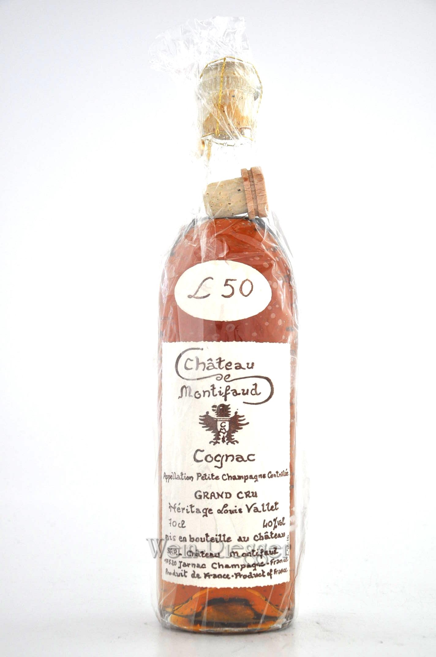 26848prot Montifaud | Heritage Louis Vallet 50 Jahre Cognac