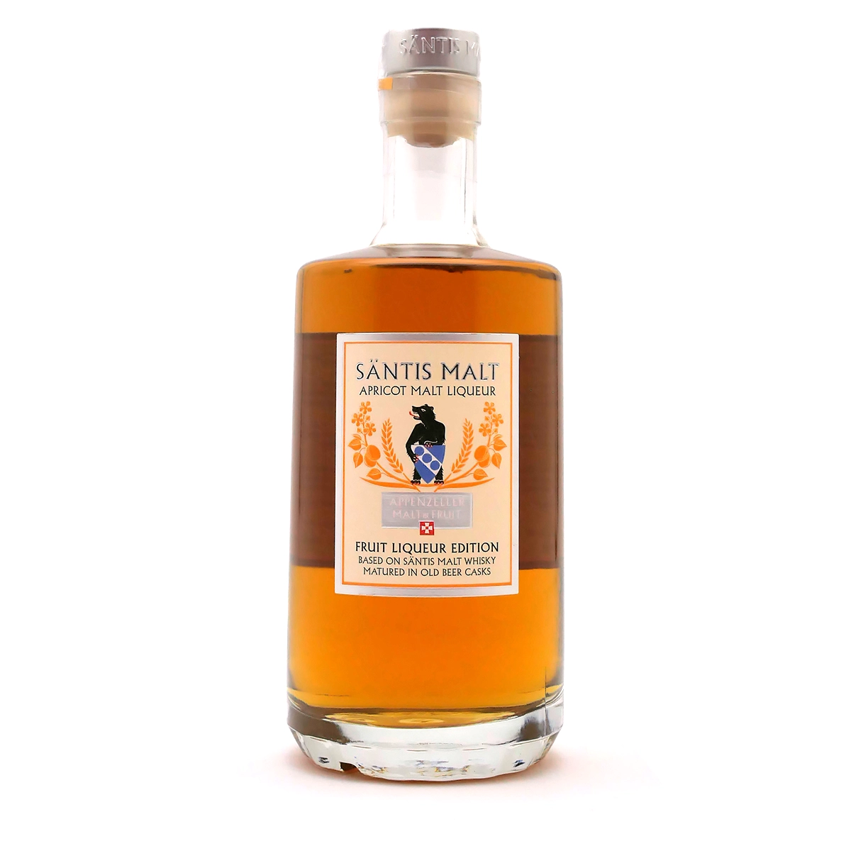 Aprikosen, Malt-Likör, Fruchtlikör-Edition, Flasche, Reifung von Whisky