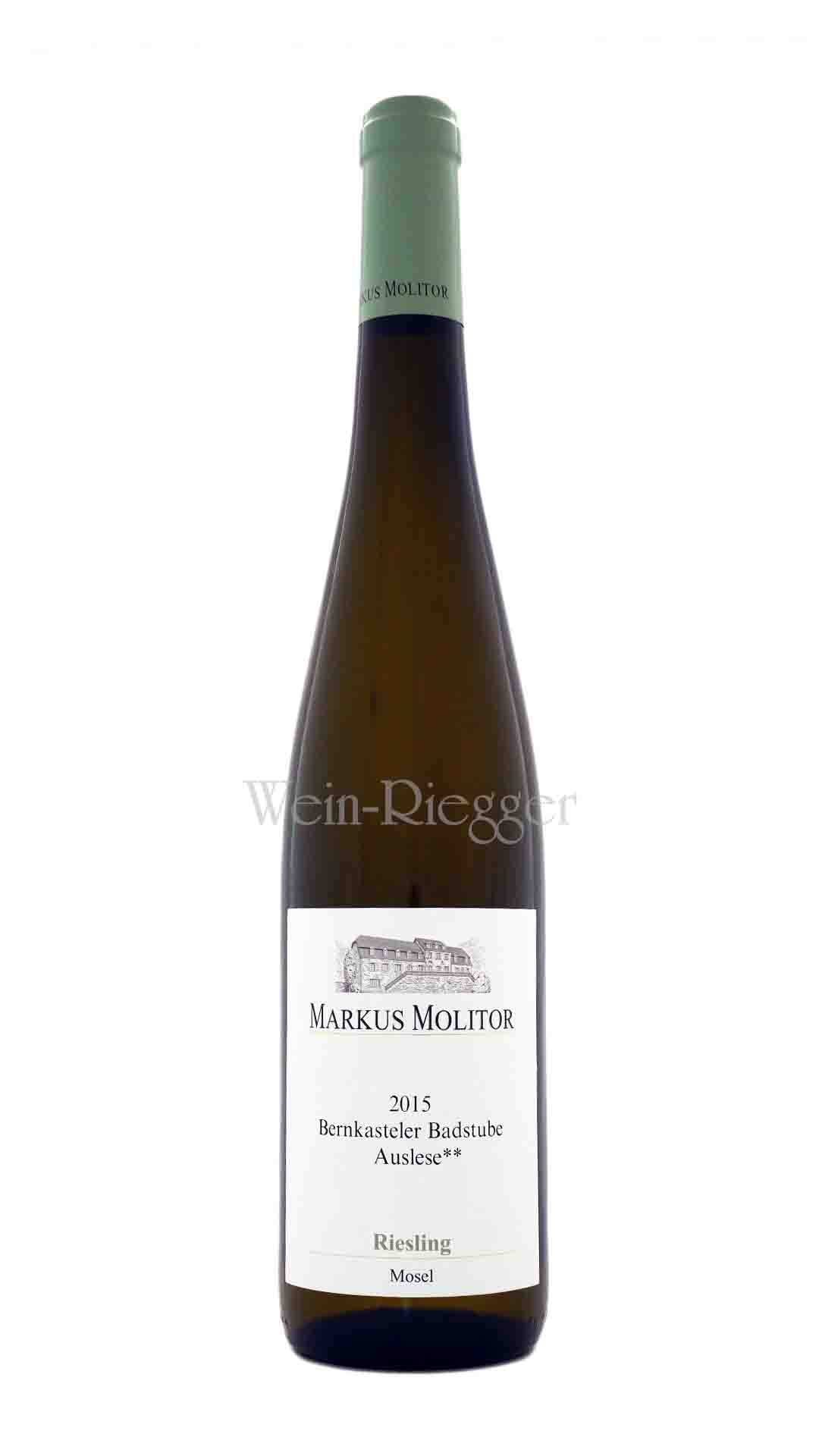 molitor-bernkasteler-badstube-riesling-auslese-2015-2_06500 Bernkasteler Badstube Riesling Auslese** feinherb - Molitor