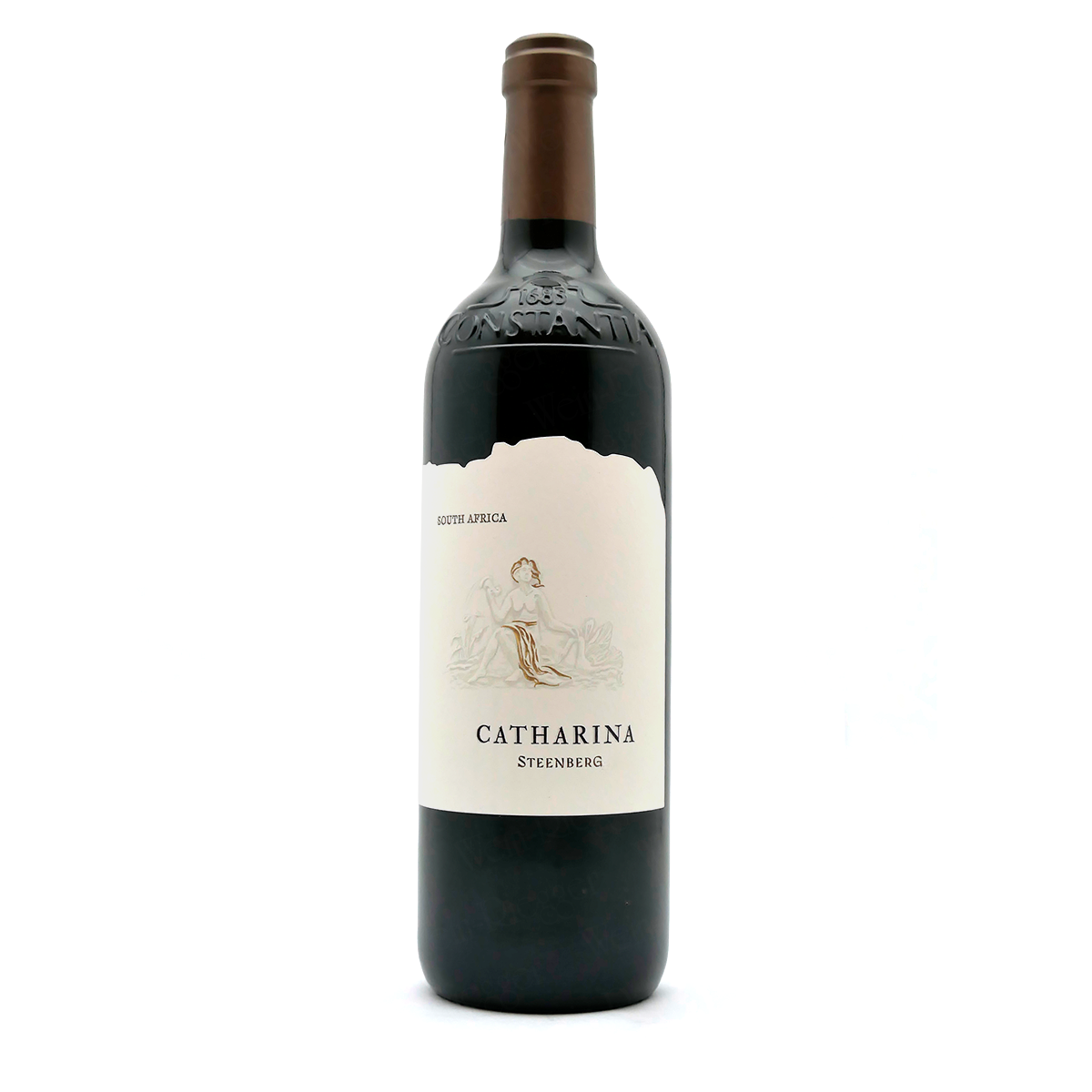 wein, rotwein, flasche, etikett, südafrika