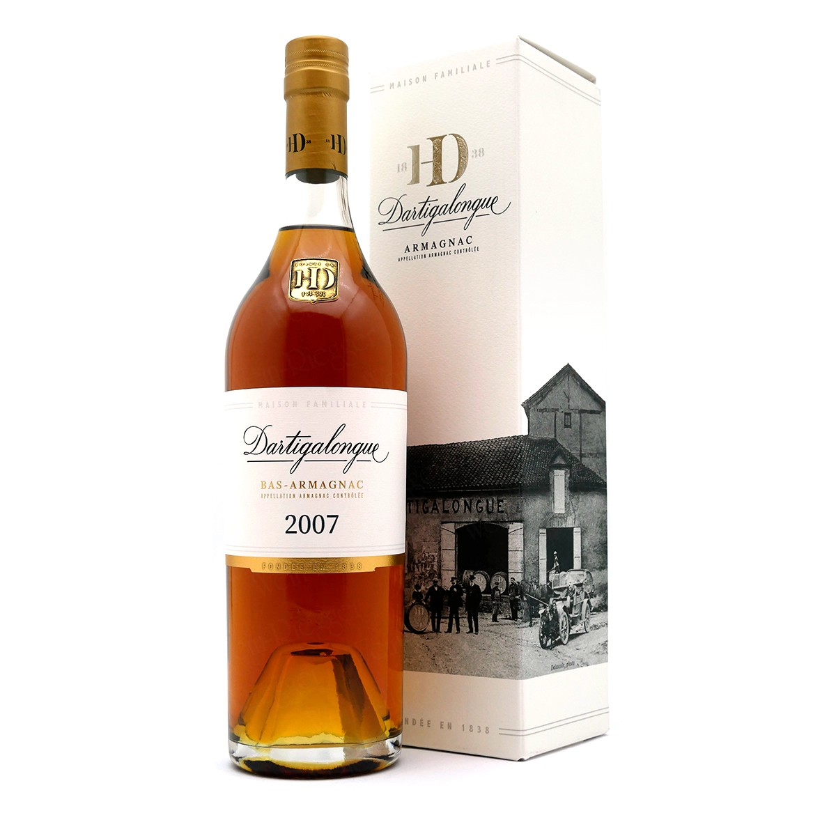 Armbagnac, Dartigalonge, Whisky, Likör, Flasche