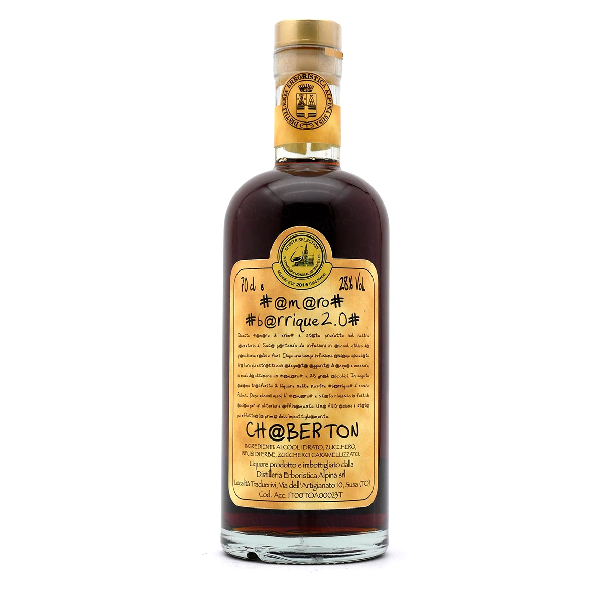 CHABERTON Amaro barrique 2.0 (Kräuterlikör) | Erboristica Alpina