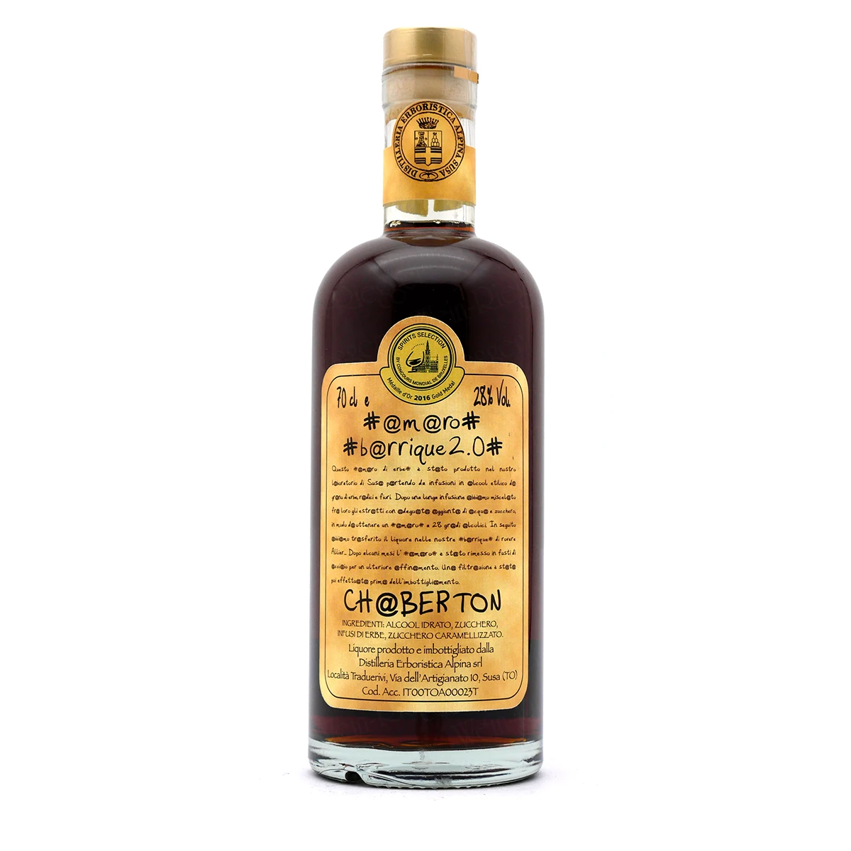 Chaberton AMARO BARRIQUE 2.0 - Erboristica Alpina Chaberton AMARO BARRIQUE 2.0 - Erboristica Alpina
