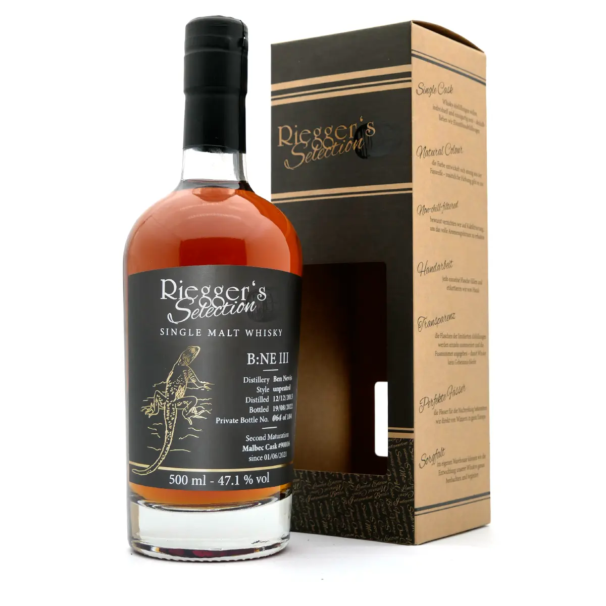 B:NE 3 - Ben Nevis 2013 Malbec Cask - Riegger's Selection (47,1 % vol)