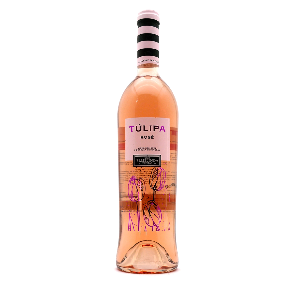 Rosé, Weinflasche, Tulipa Rosé, Aromatischer Wein, Pinker Rosé