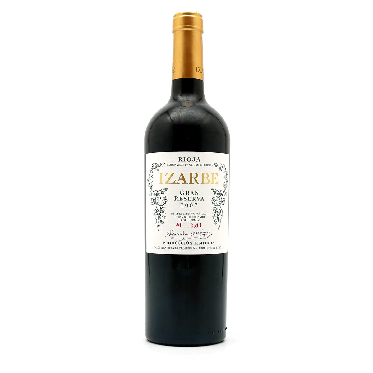 IZARBE GRAN RESERVA DOCa Rioja - Larchago IZARBE GRAN RESERVA DOCa Rioja - Larchago