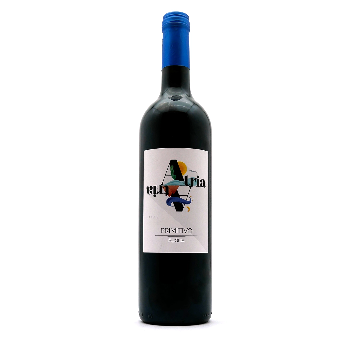 wein, rotwein, flasche, etikett, primitivo