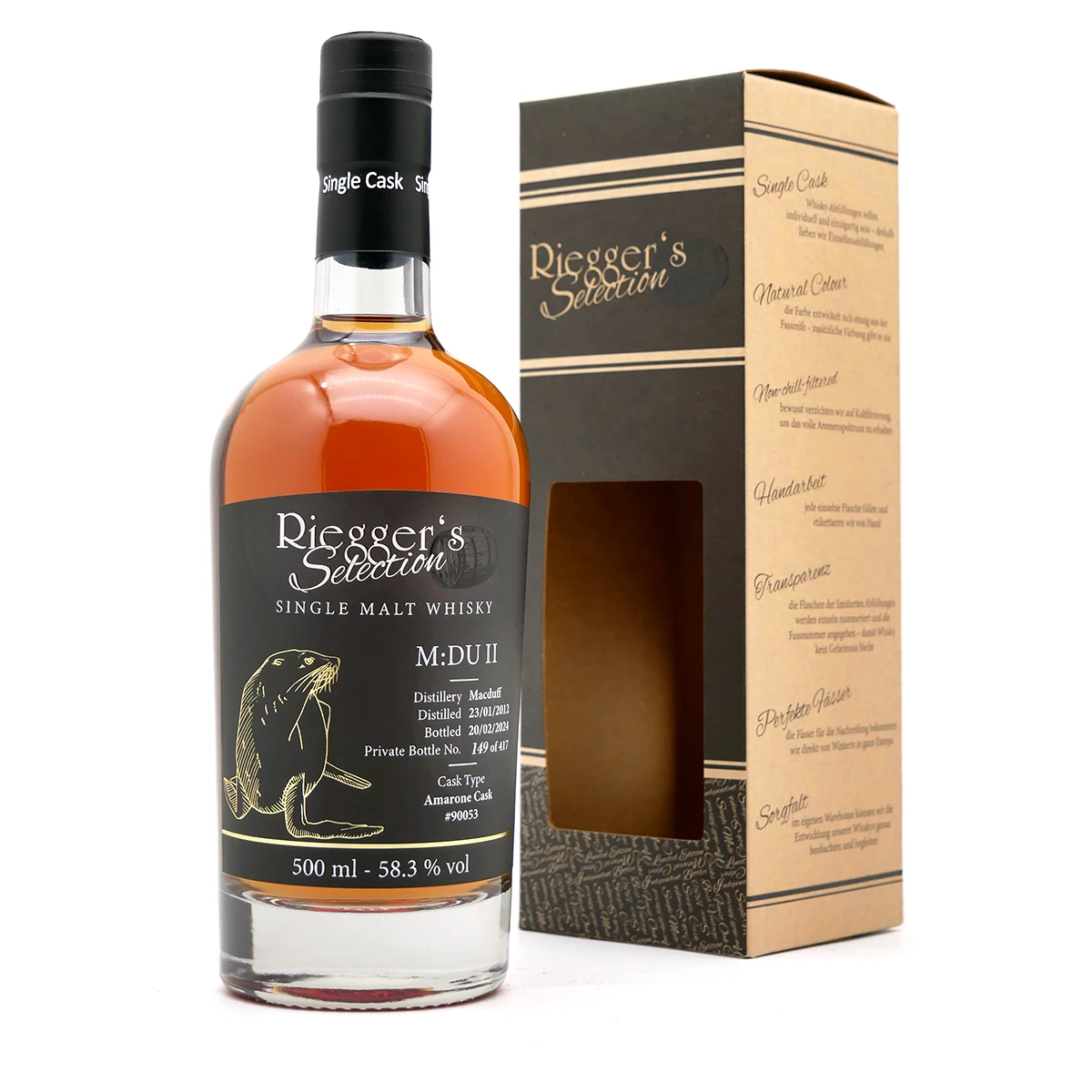 M:DU 2 Macduff 2012 Amarone Cask - Riegger's Selection (58,3 % vol) M:DU 2 Macduff 2012 Amarone Cask - Riegger's Selection (58,3 % vol)