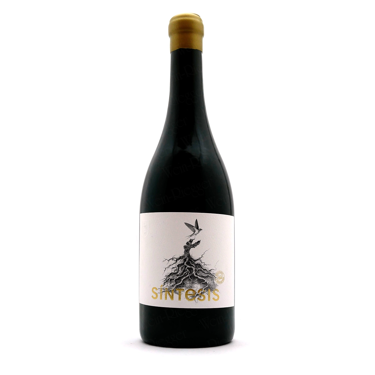 Weißwein, Flasche, Label, Goldschrift, Weintraube