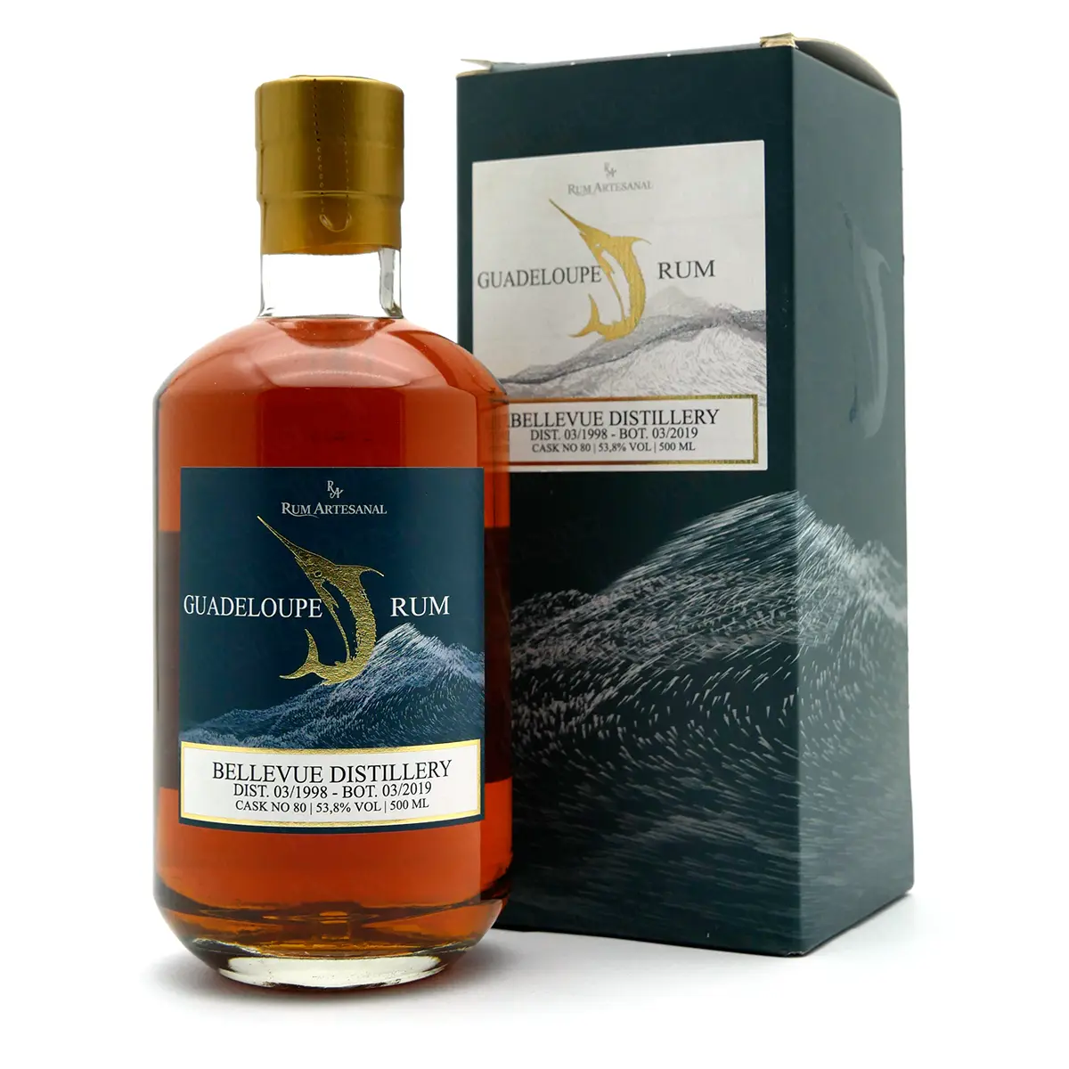 Guadeloupe Rum 21 Jahre Bellevue Distillery 53,8 % vol | Rum Artesanal