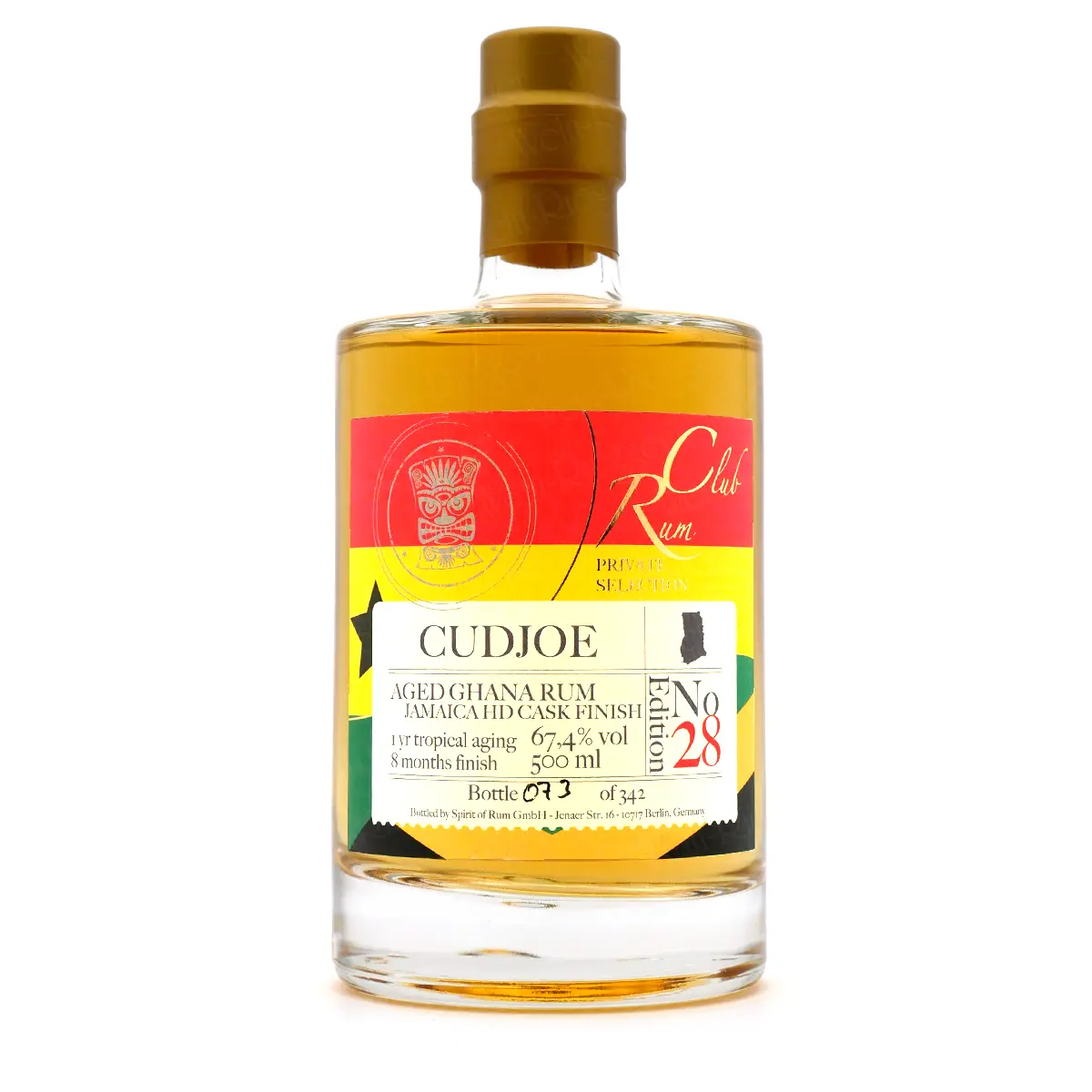 CUDJOE Ghana Rum Ed. 28 | Rumclub Private Selection