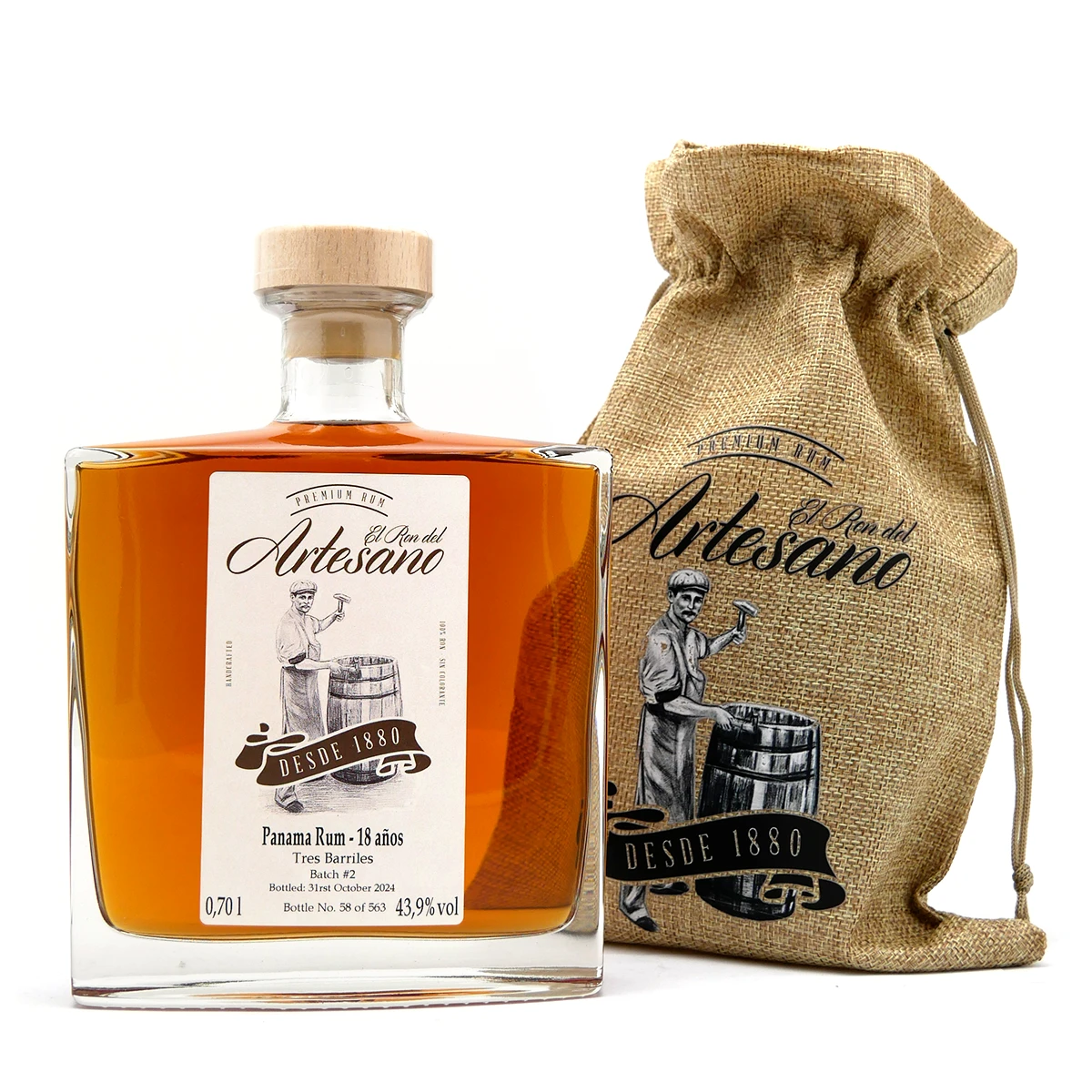 Ron Artesano 18 Jahre TRES BARRILES - Panama Rum Ron Artesano 18 Jahre TRES BARRILES - Panama Rum