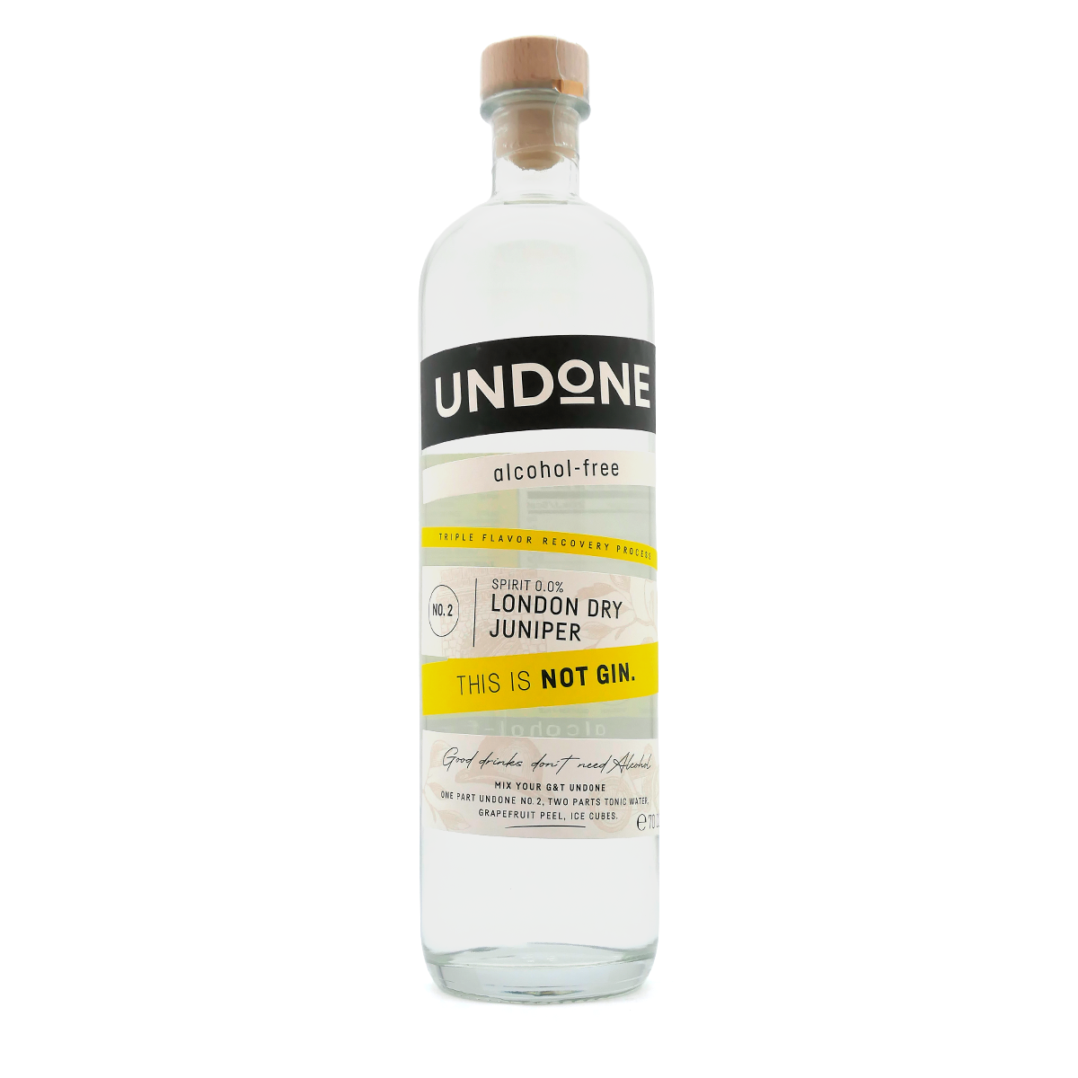 NO. 2 LONDON DRY JUNIPER 0.0% This is not Gin. alkoholfrei -  Undone