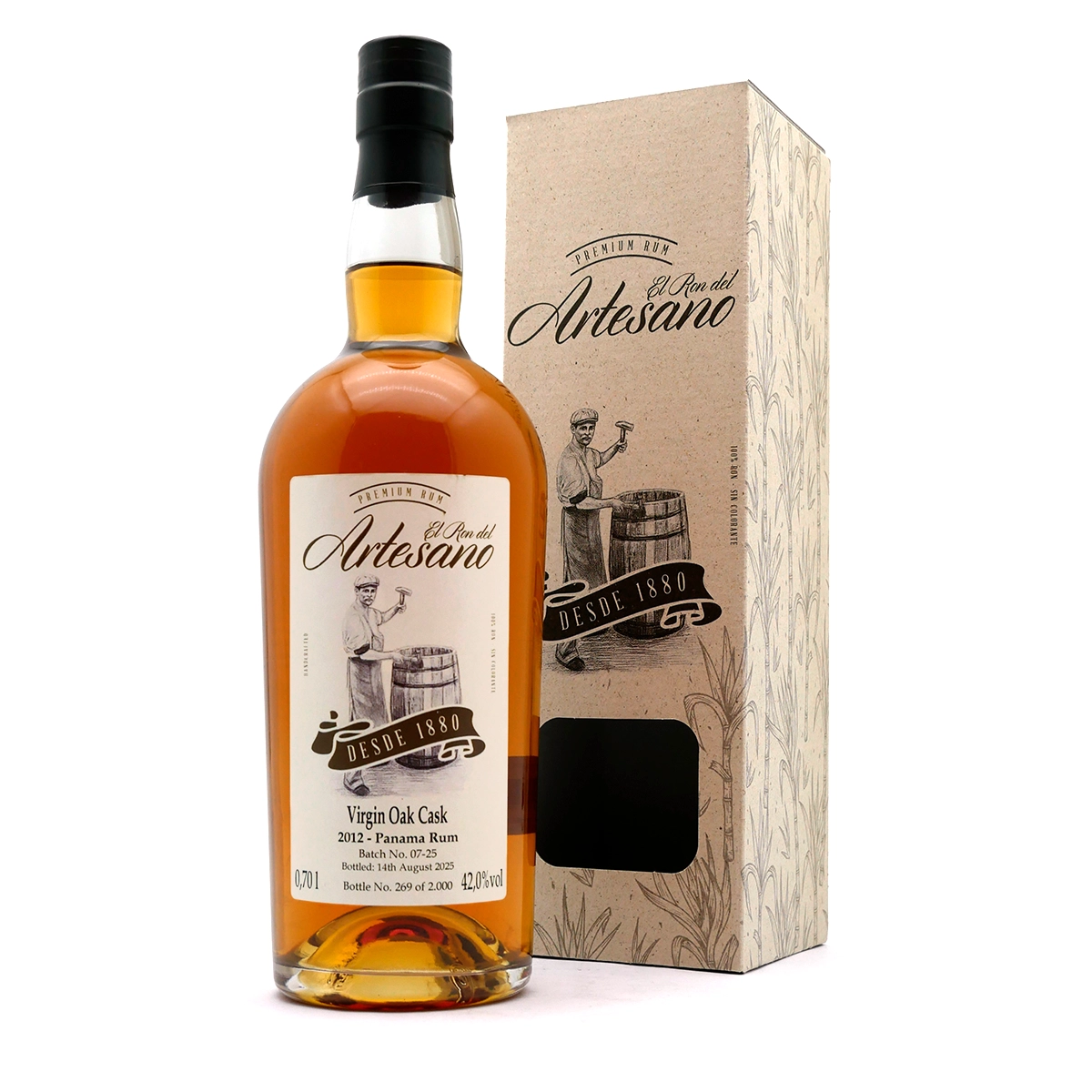 Rum, Virgin Oak Cask, Premium, Flasche, Verpackungskarton