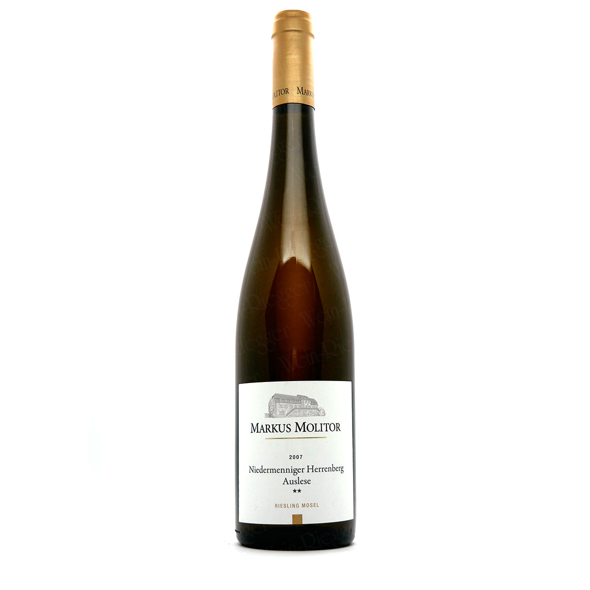 Niedermenninger_Herrenberg_Auslese_Zweistern_Riesling_Mosel_Markus_Molitor_Goldene_Kapsel-08470 Riesling Niedermenniger Herrenberg Auslese**- Molitor