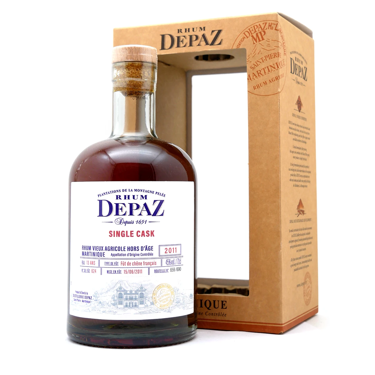 Depaz Rhum 2011 Hors d'Âge Depaz Rhum 2011 Hors d'Âge