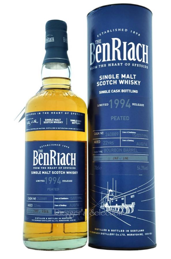Benriach 1994 Peated Cask #240889