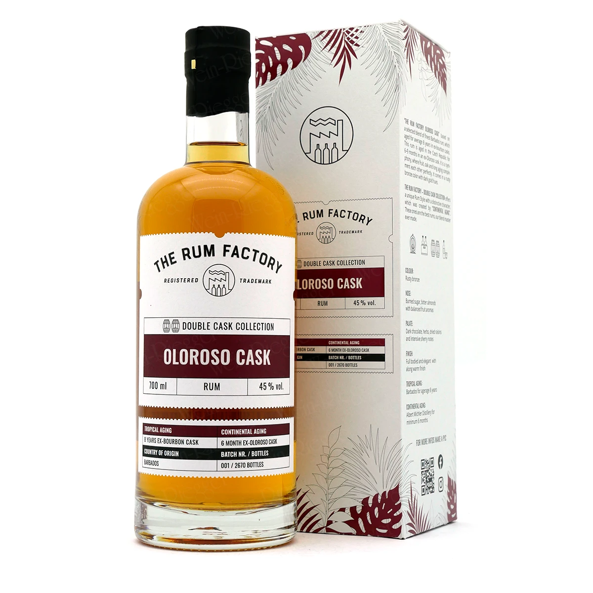 The Rum Factory | Oloroso Cask 8 Jahre The Rum Factory | Oloroso Cask 8 Jahre