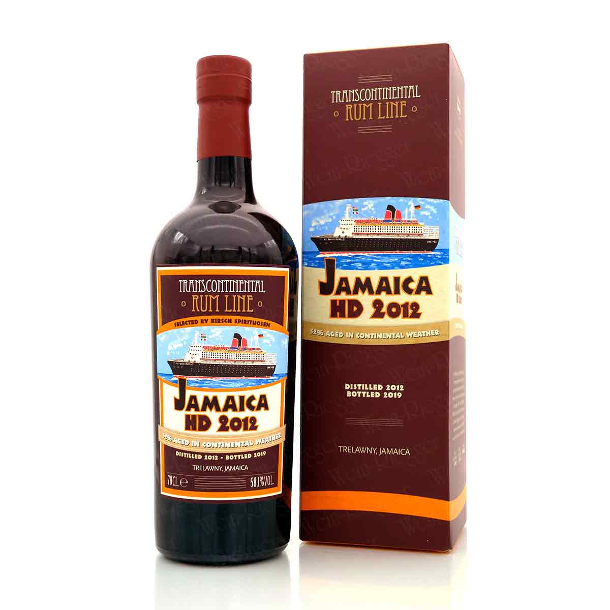 Jamaica HD 2012- 2019 Single Cask Rum Cognac Finish - Transcontinental Rum Line