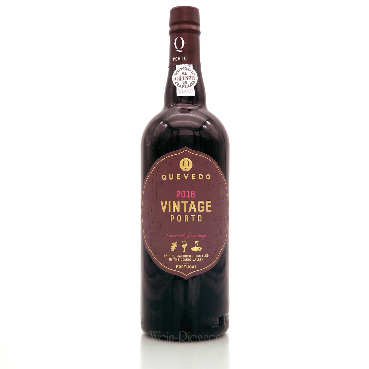 VINTAGE 2016 Port - Quevedo Porto Alkohol, Bier, Getränk, Roter Wein, Flasche