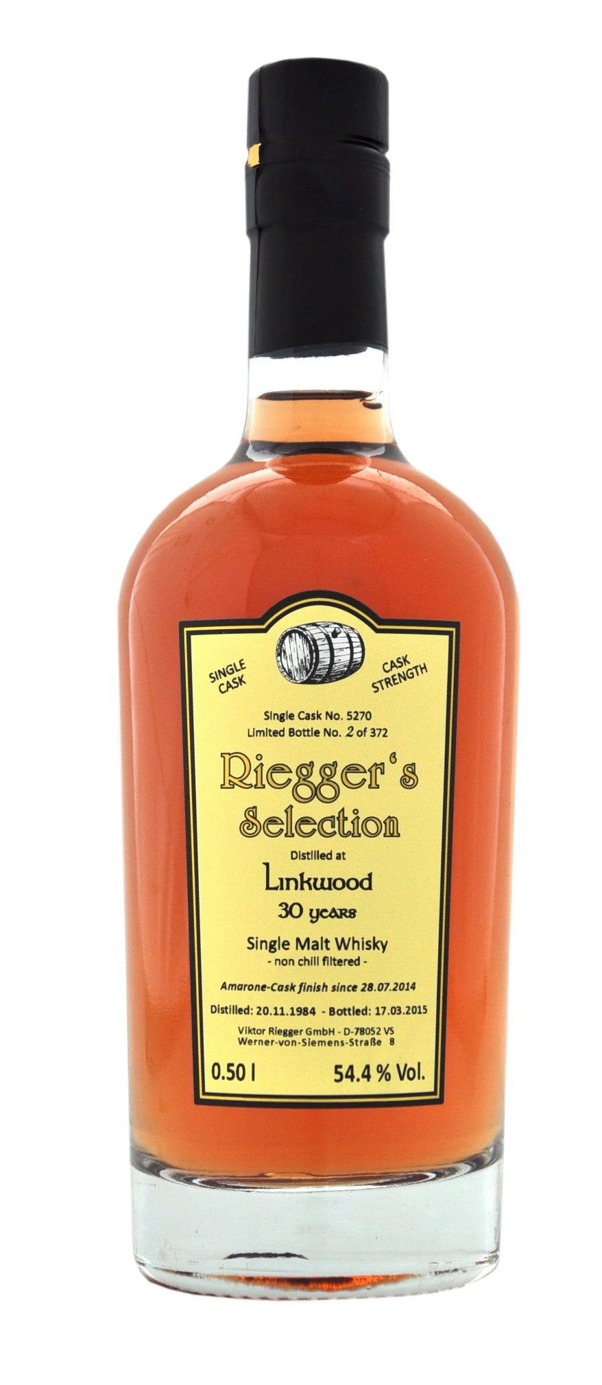 linkwood-05230 Linkwood 30 Jahre Amarone Wine Cask Finish Rieggers Selection
