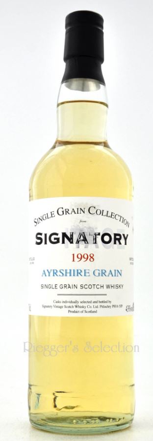 Ayrshire Grain 1998 - 2014 Signatory Single Grain Collection