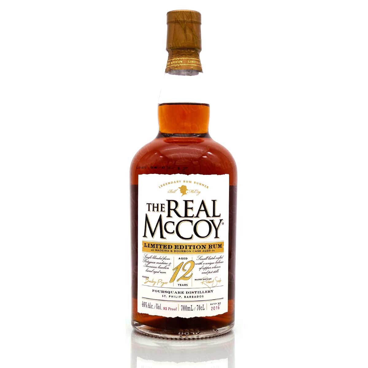 The Real McCoy 12 Years | Madeira & Bourbon Cask Aged