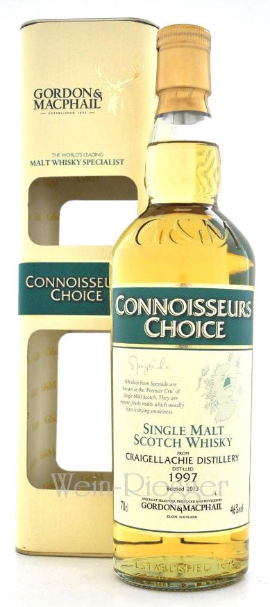 Craigellachie 1997-2013 Gordon MacPhail Connoisseurs Choice